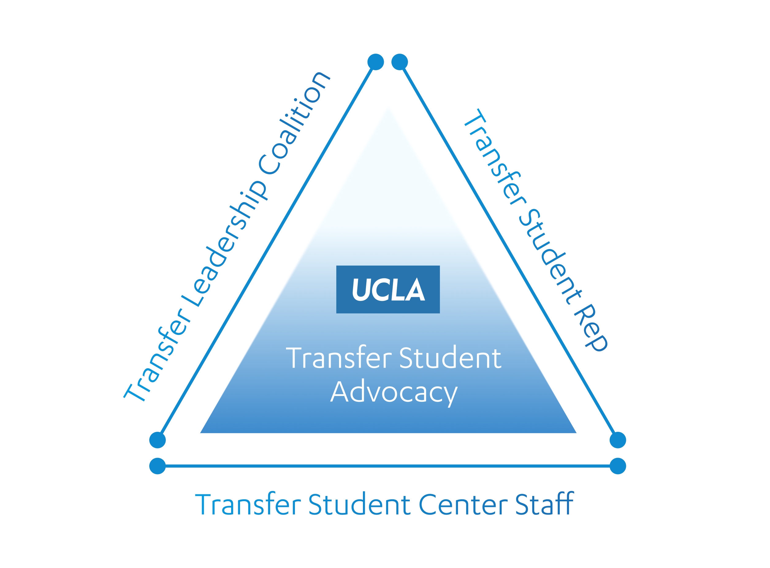 A diagram of the triad of transfer support